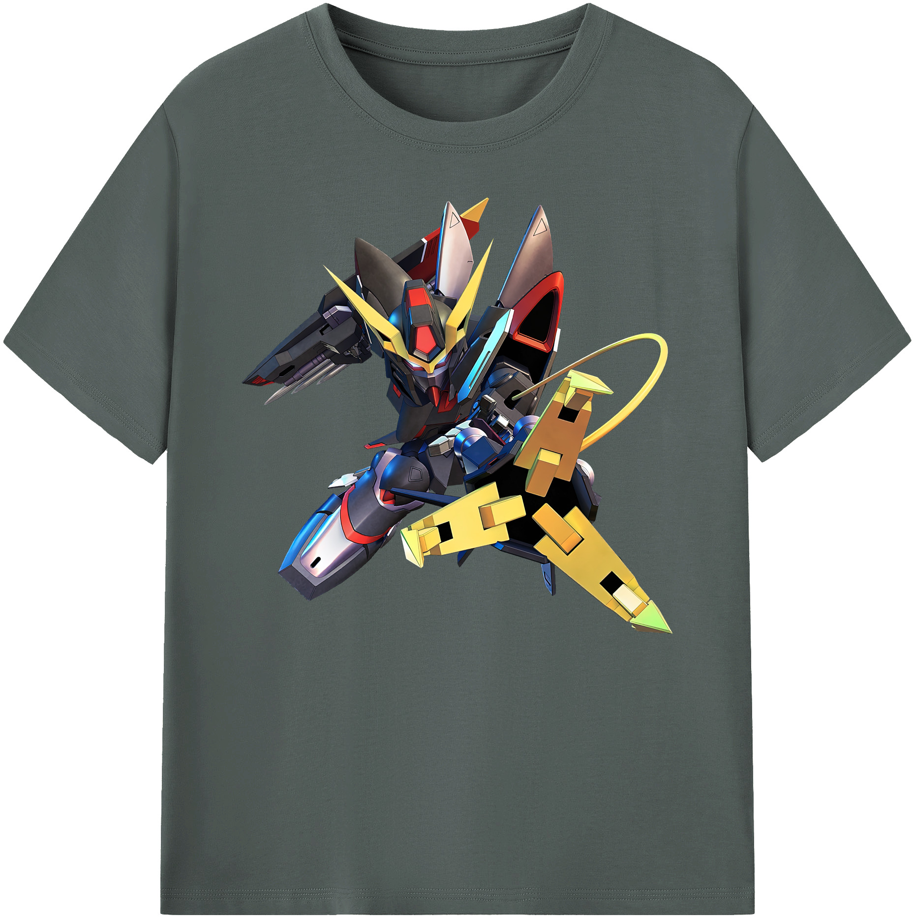 （画像用） 機動戦士ガンダム Mobile Suit Gundam 綿100％ メンズ半袖Tシャツ｜肌触りやわらか＆通気性